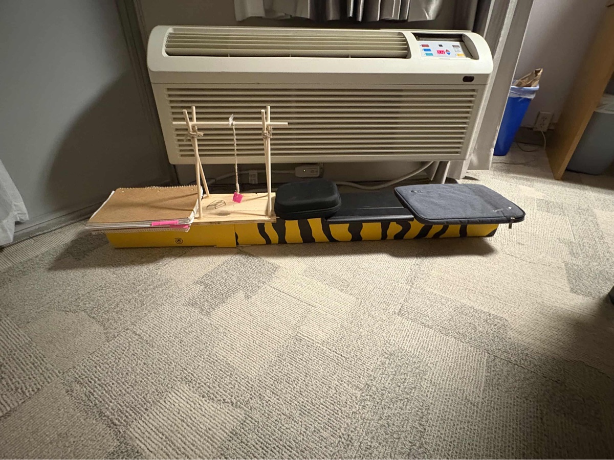 Bridge load test setup