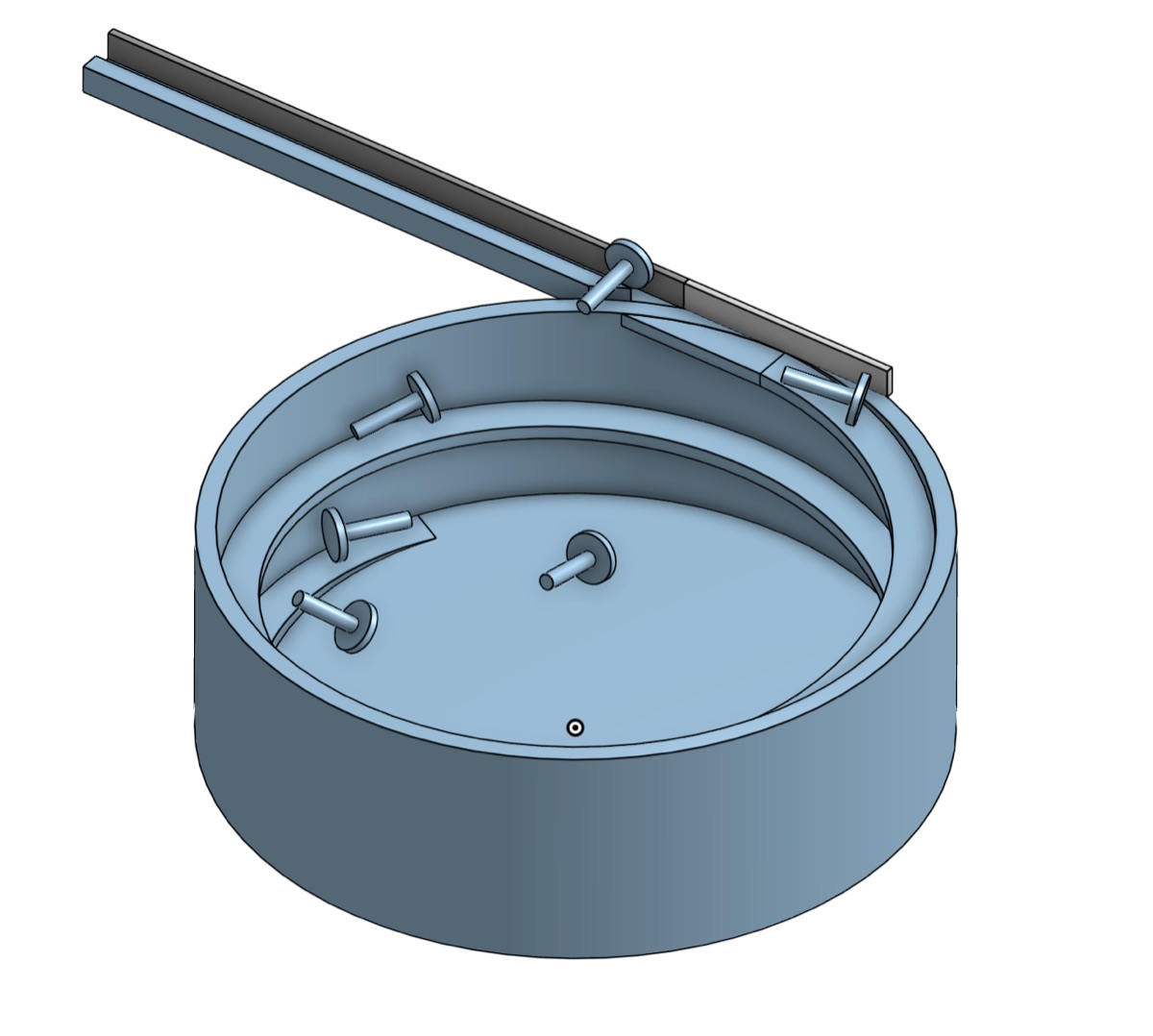 CAD assembly of the screw sorting concept